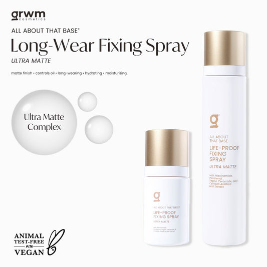 GRWM Cosmetics Long-Wear Ultra Matte Fixing Spray