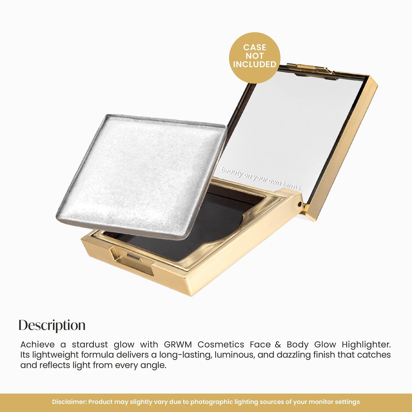 [Limited Edition] GRWM Cosmetics Holiday Collection Face & Body Glow Highlighter