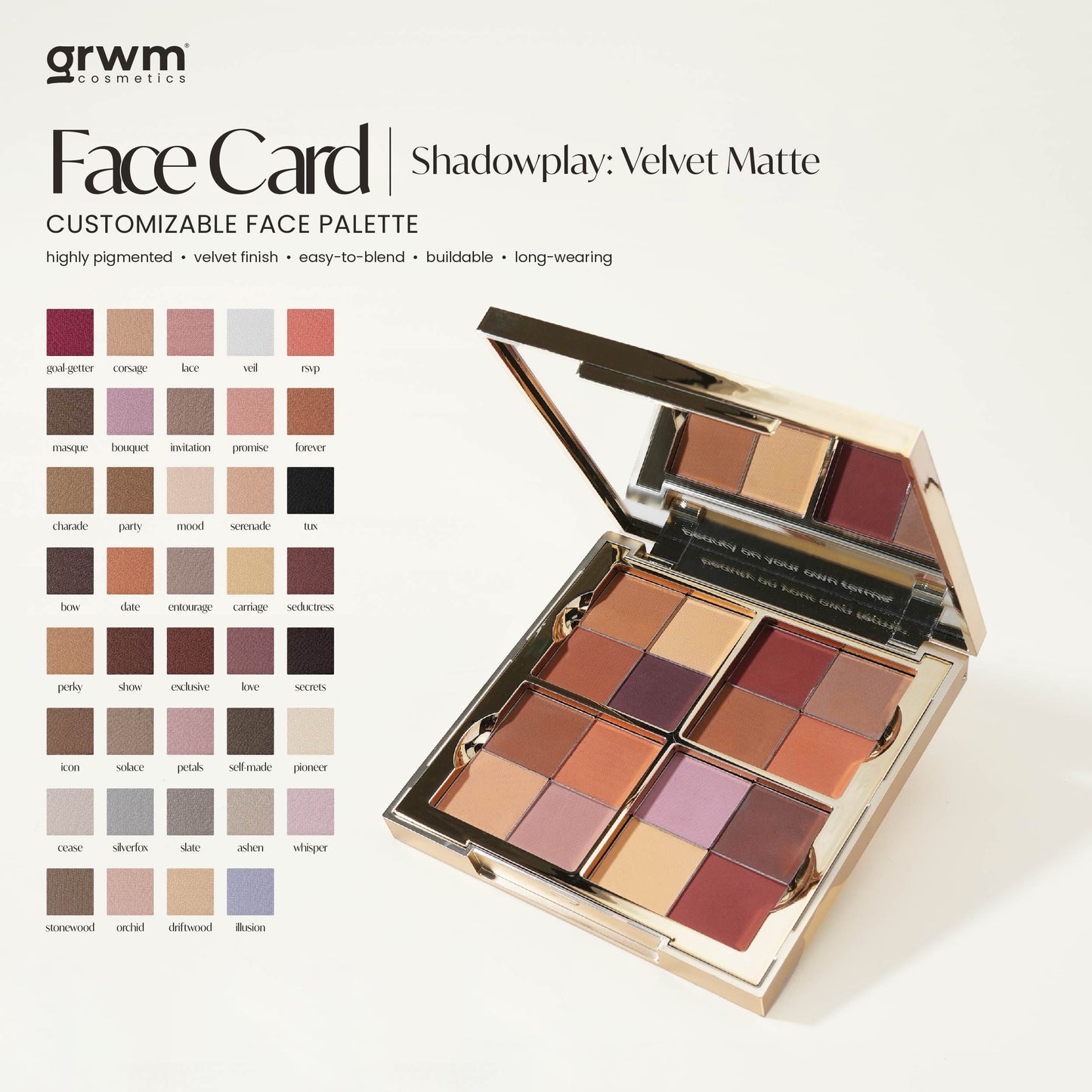 Face Card Shadowplay - Velvet Matte [CASE NOT INCLUDED]