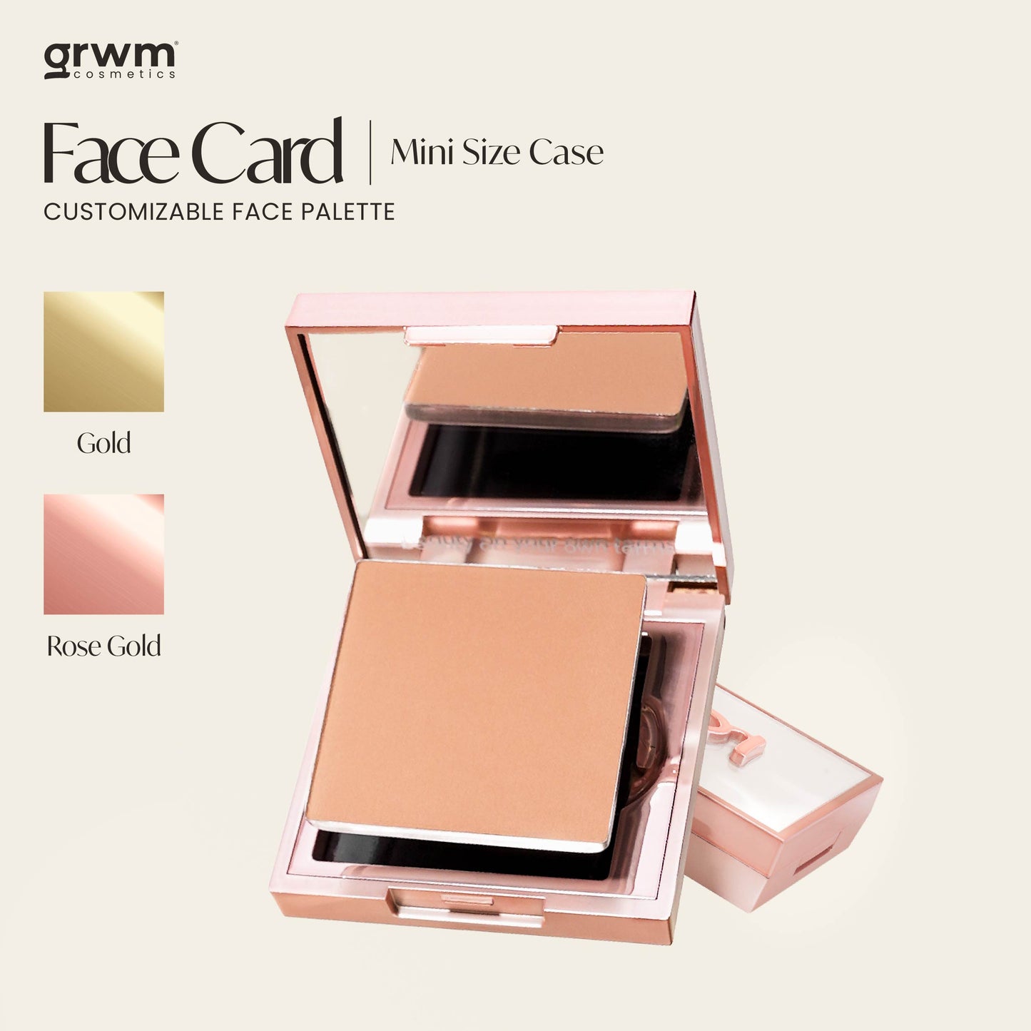 Face Card Customizable Face Palette Cases