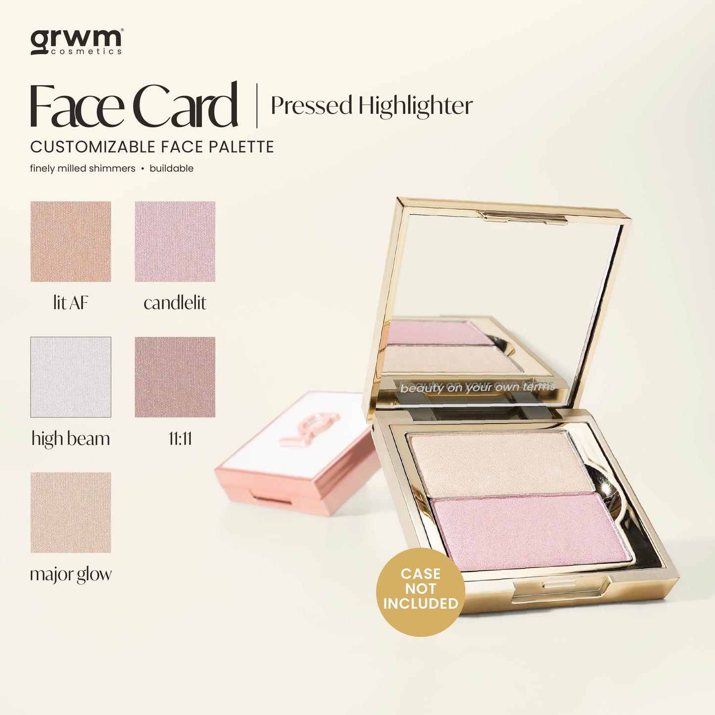 Face Card Pressed Highlighter [CASE NOT INCLUDED]