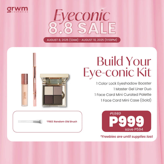 [8.8 Bundle] GRWM Cosmetics - Build Your Eye Kit Bundle - Color lock + Master Gel Liner + Shadowplay
