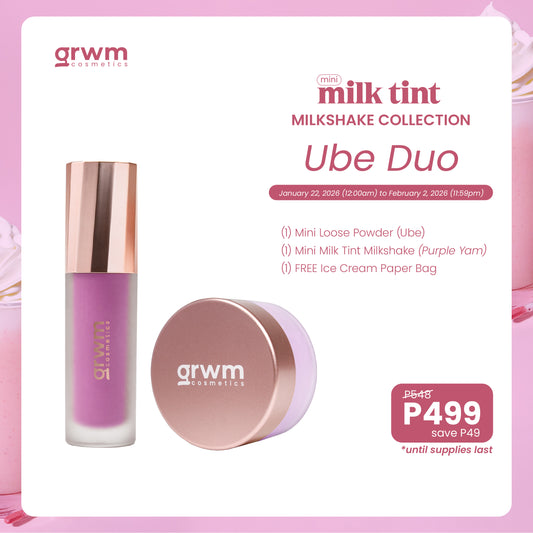 [Milkshake Bundle] GRWM Cosmetics Ube Duo - Purple Yam + Ube