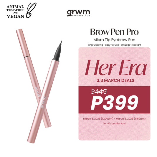 GRWM Cosmetics Brow Pen Pro - Micro Tip Eyebrow Pen