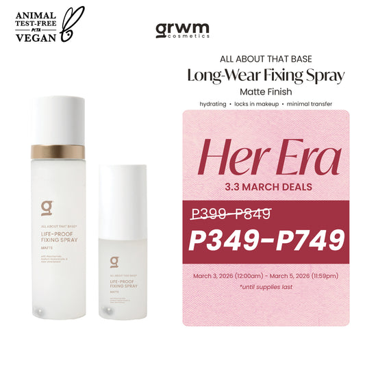 GRWM Cosmetics Long-Wear Fixing Spray - Matte Finish