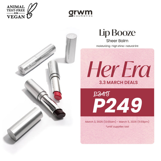 GRWM Cosmetics Lip Booze - Tinted Sheer Balm