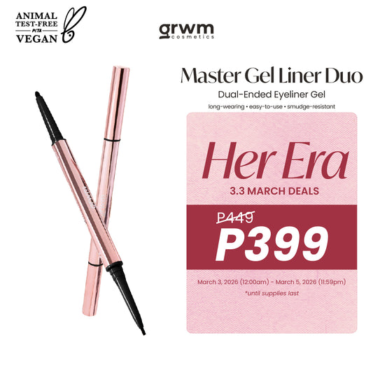 GRWM Cosmetics Master Gel Liner Duo - Dual-Ended Eyeliner Pencil