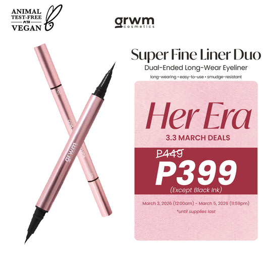 GRWM Cosmetics Super Fine Liner Duo - Dual-Ended Eyeliner