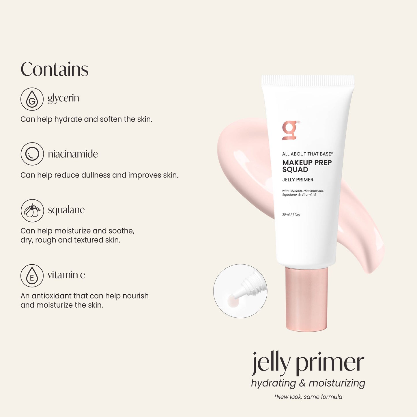 GRWM Cosmetics Makeup Prep Squad Primer