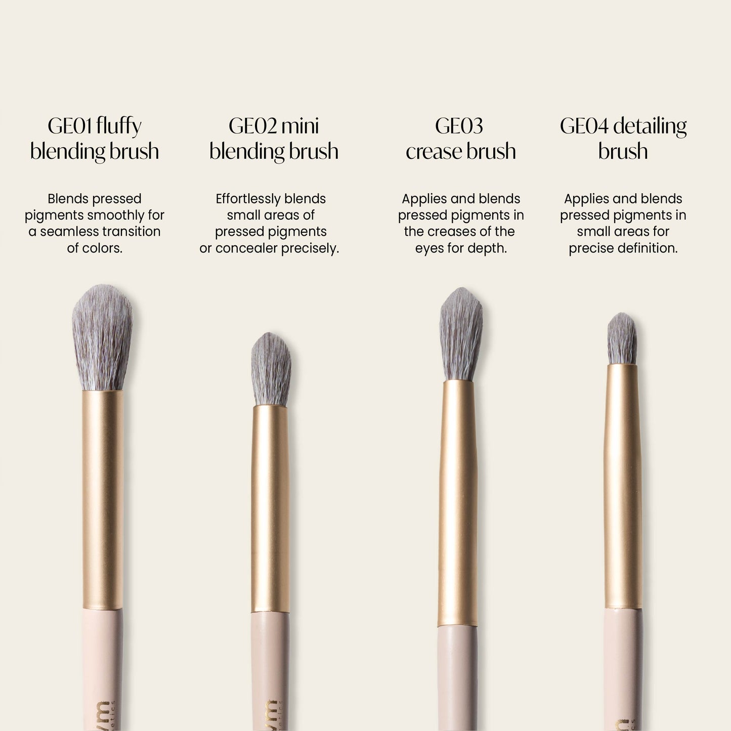 Face Card Eye Brush Set