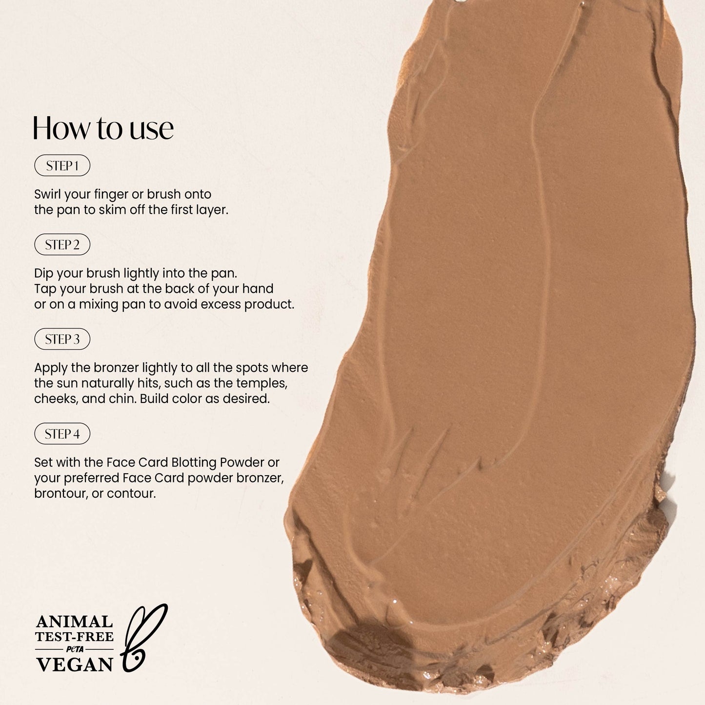 Face Card Golden Hour Cream Bronzer [CASE NOT INCLUDED]