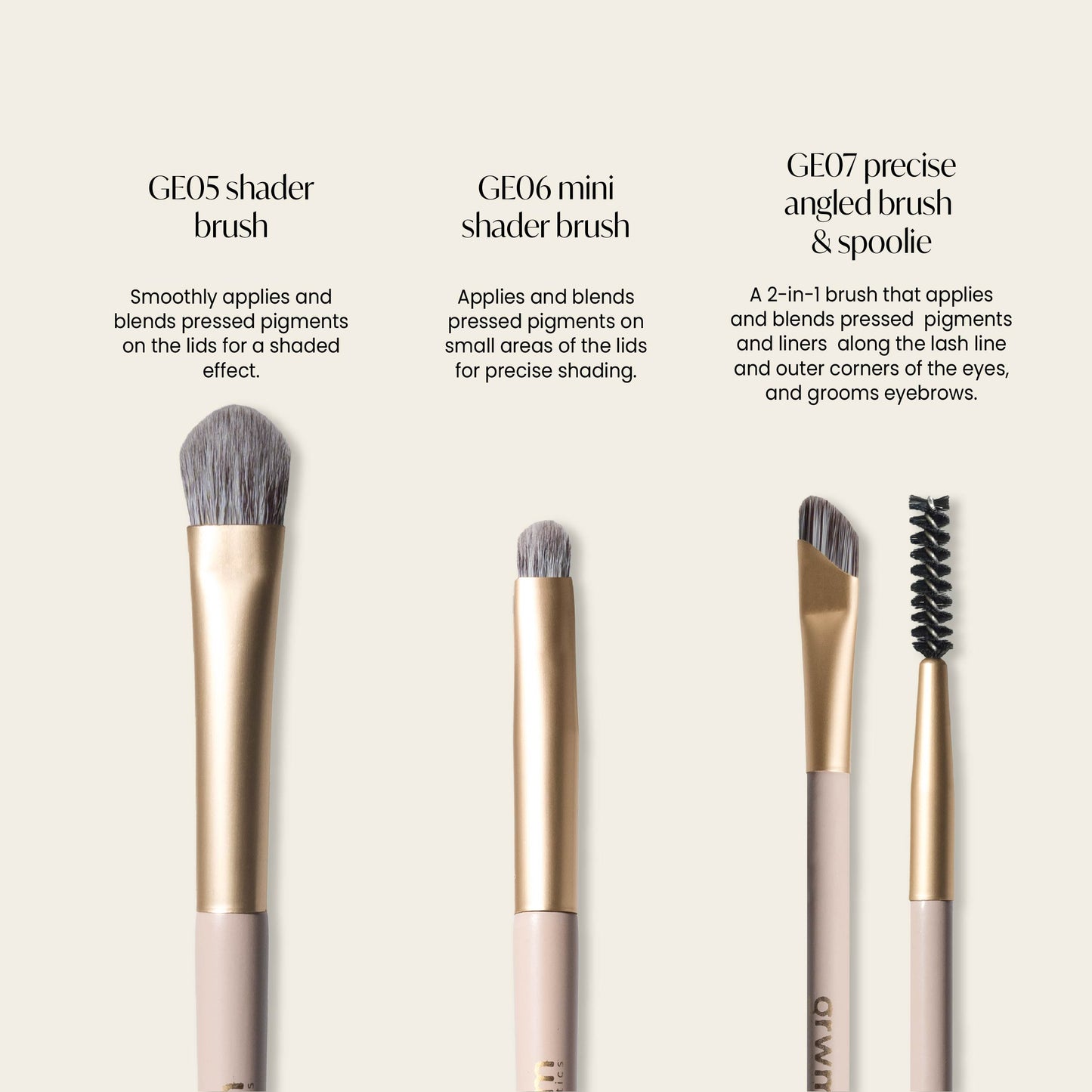 Face Card Eye Brush Set