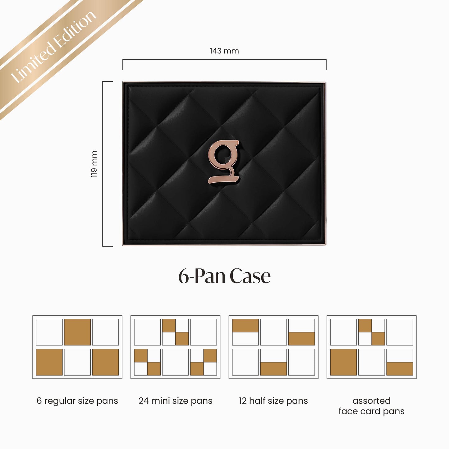 GRWM Cosmetics Face Card Customizable Palette Case