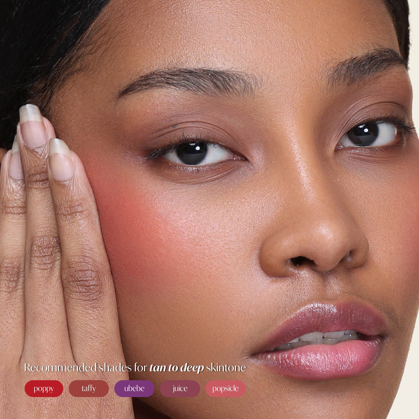 Face Card Satin Cream Blush  [CASE NOT INCLUDED]