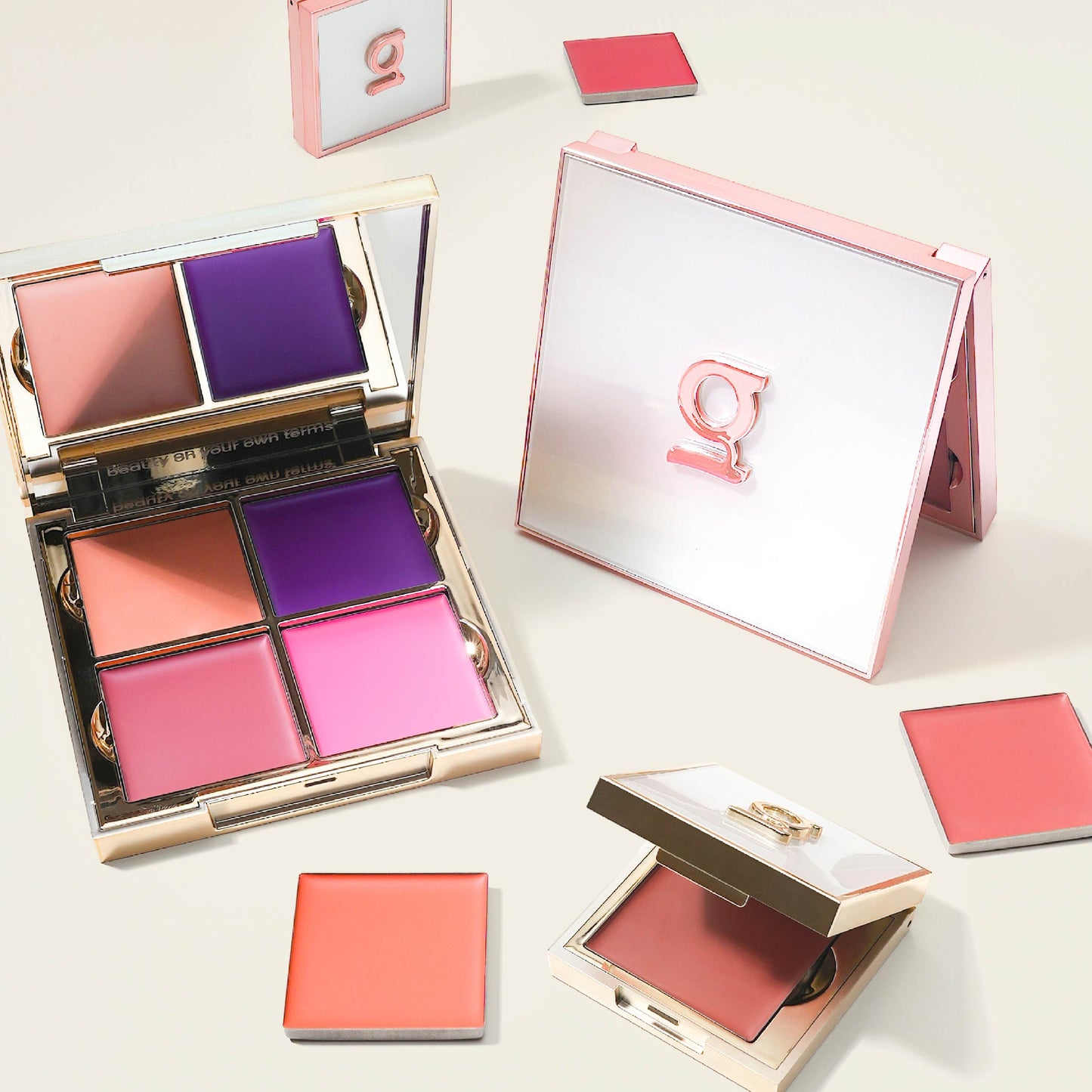 Face Card Satin Cream Blush  [CASE NOT INCLUDED]