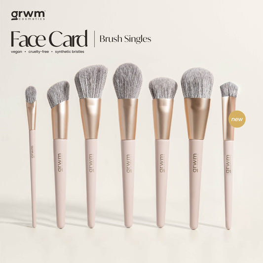 GRWM Cosmetics Face Card Brush Singles Collection