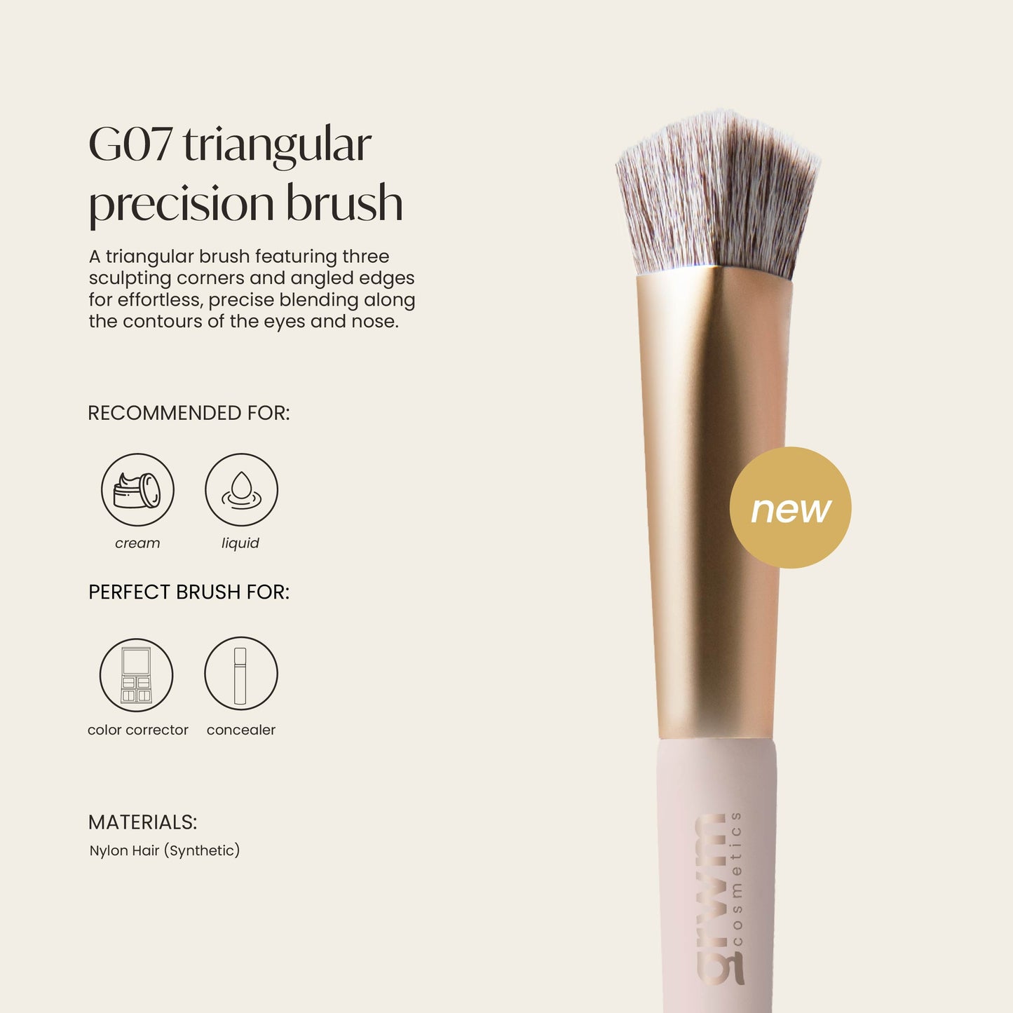 GRWM Cosmetics Face Card Brush Singles Collection