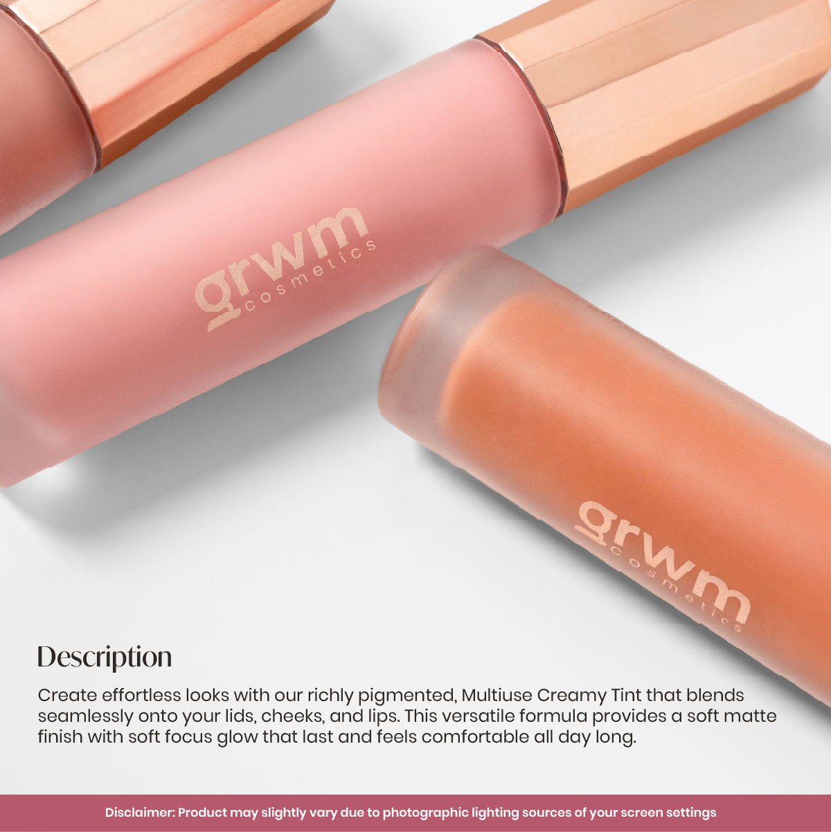 GRWM Cosmetics Milk Tint - Multiuse Creamy Tint