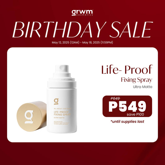 GRWM Cosmetics Life - Proof Ultra Matte Fixing Spray - 50ml
