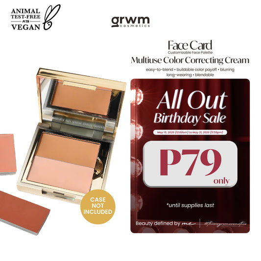 GRWM Cosmetics Face Card Multiuse Color Correcting Cream [CASE NOT INCLUDED]