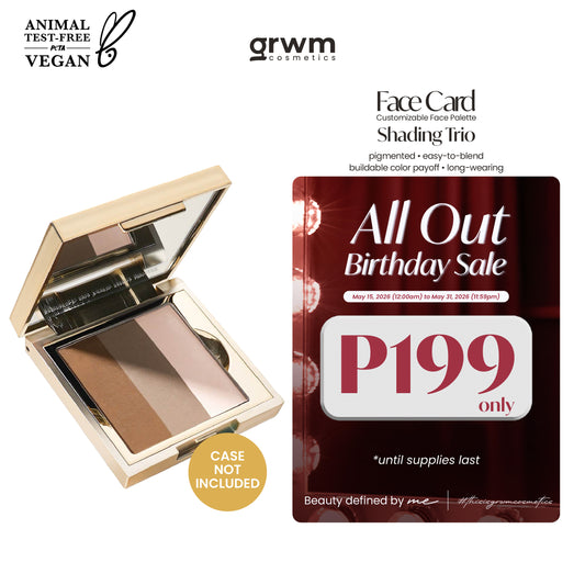 GRWM Cosmetics Face Card Shading Trio [CASE NOT INCLUDED]