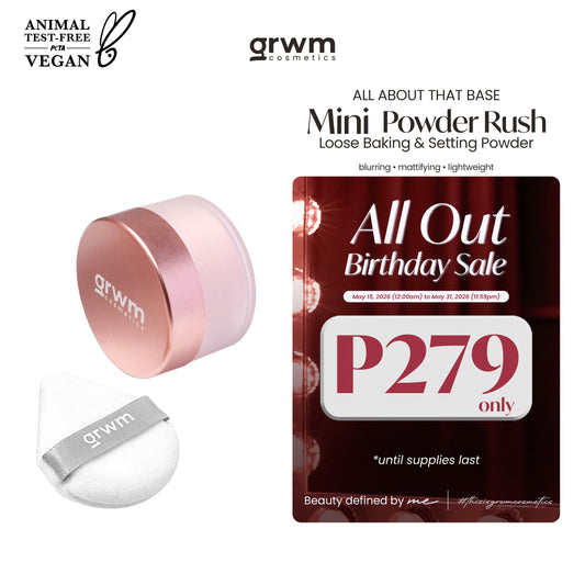 GRWM Cosmetics Powder Rush - MINI Loose Baking and Setting Powder
