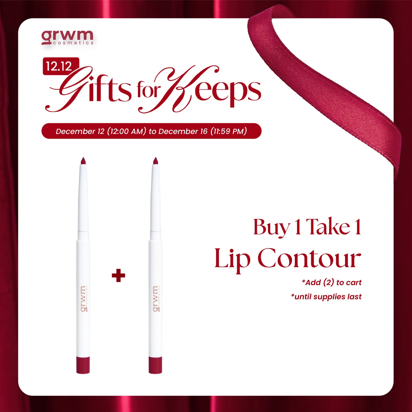GRWM Cosmetics Lip Contour - Retractable Gel Lip Liner