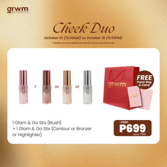 [Bundle] GRWM Cosmetics Cheek Duo - Glam & Go Stix