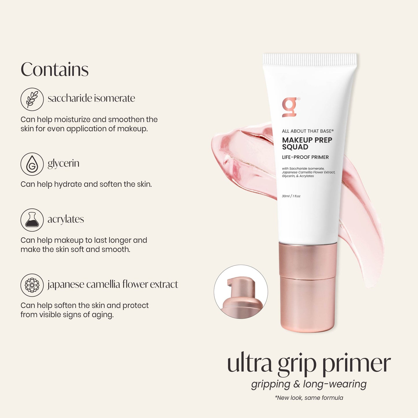 GRWM Cosmetics Makeup Prep Squad Primer