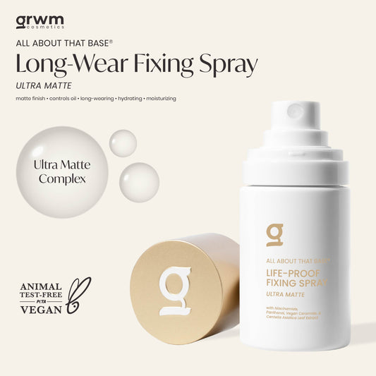 GRWM Cosmetics Long-Wear Ultra Matte Fixing Spray