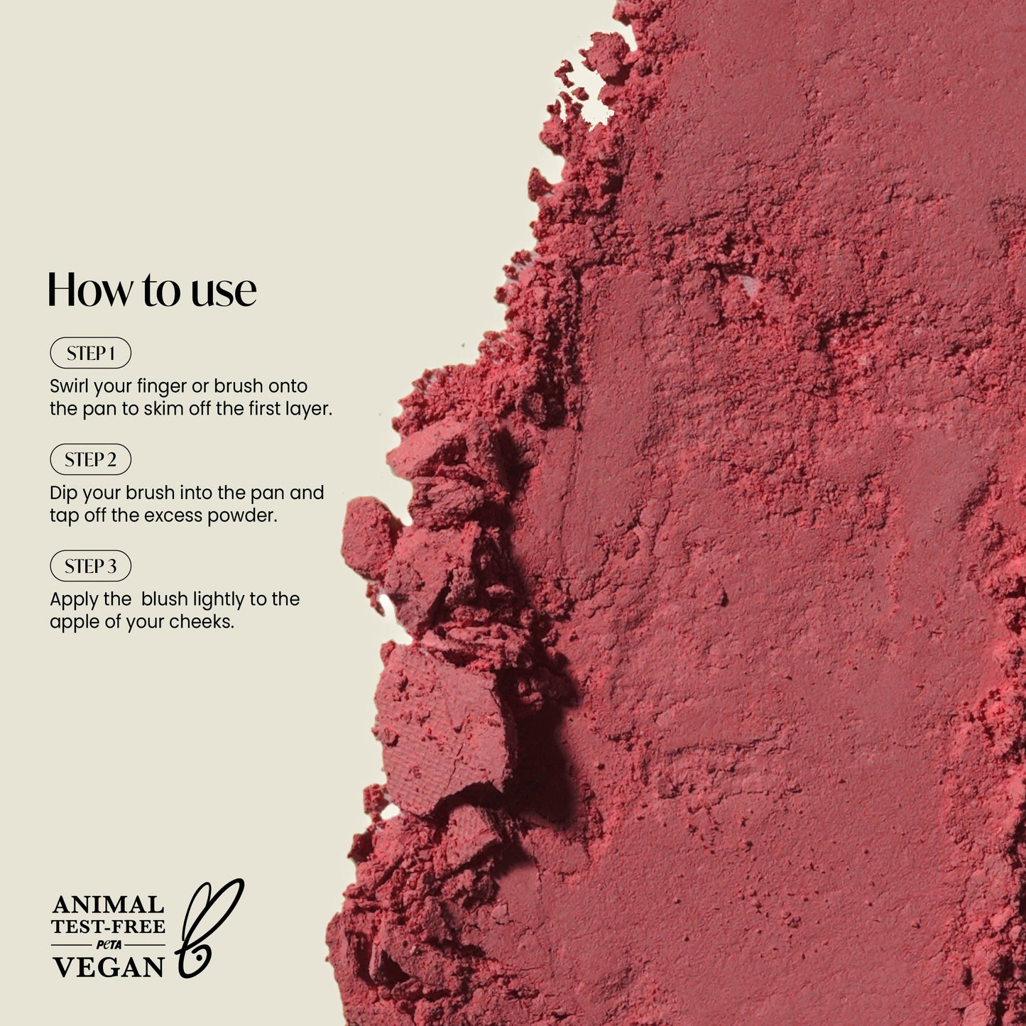 GRWM Cosmetics Face Card Royal Flush Powder Blush [CASE NOT INCLUDED]