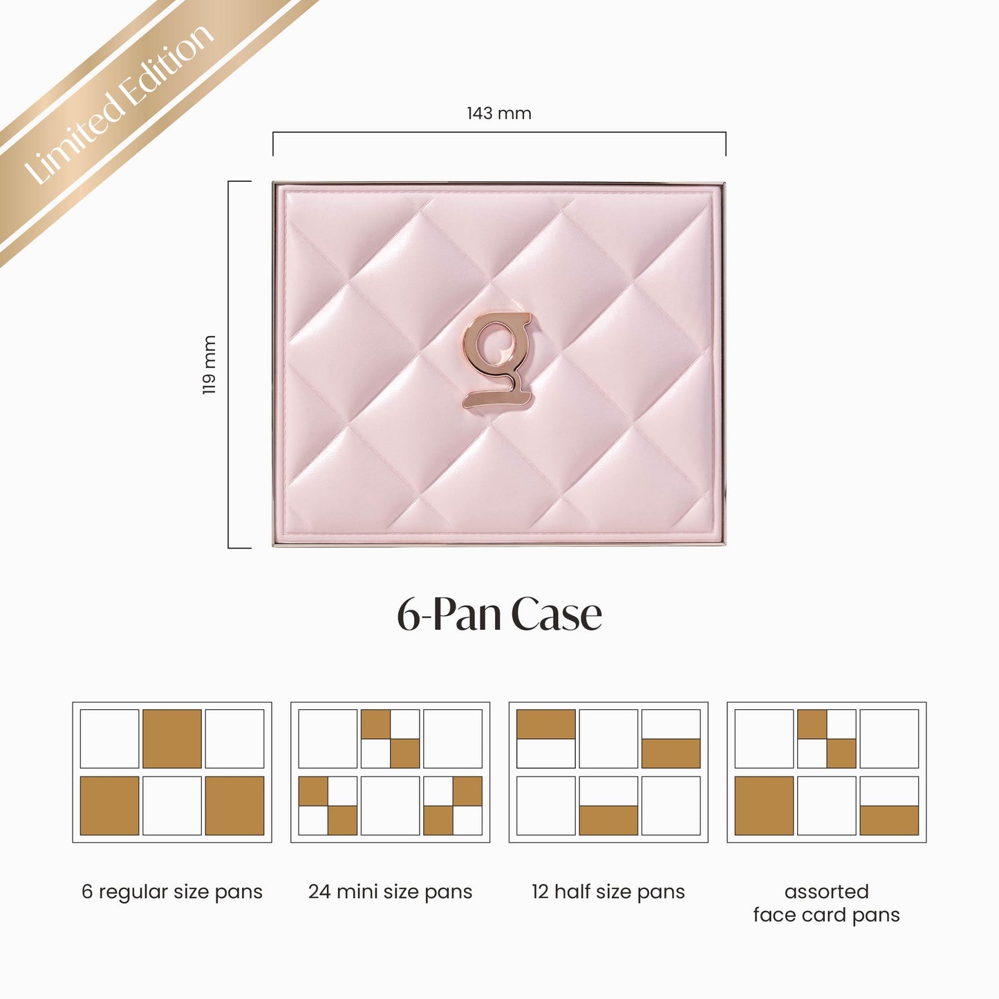 GRWM Cosmetics Face Card Customizable Palette Case