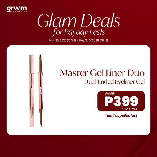 GRWM Cosmetics Master Gel Liner Duo - Dual-Ended Eyeliner Pencil