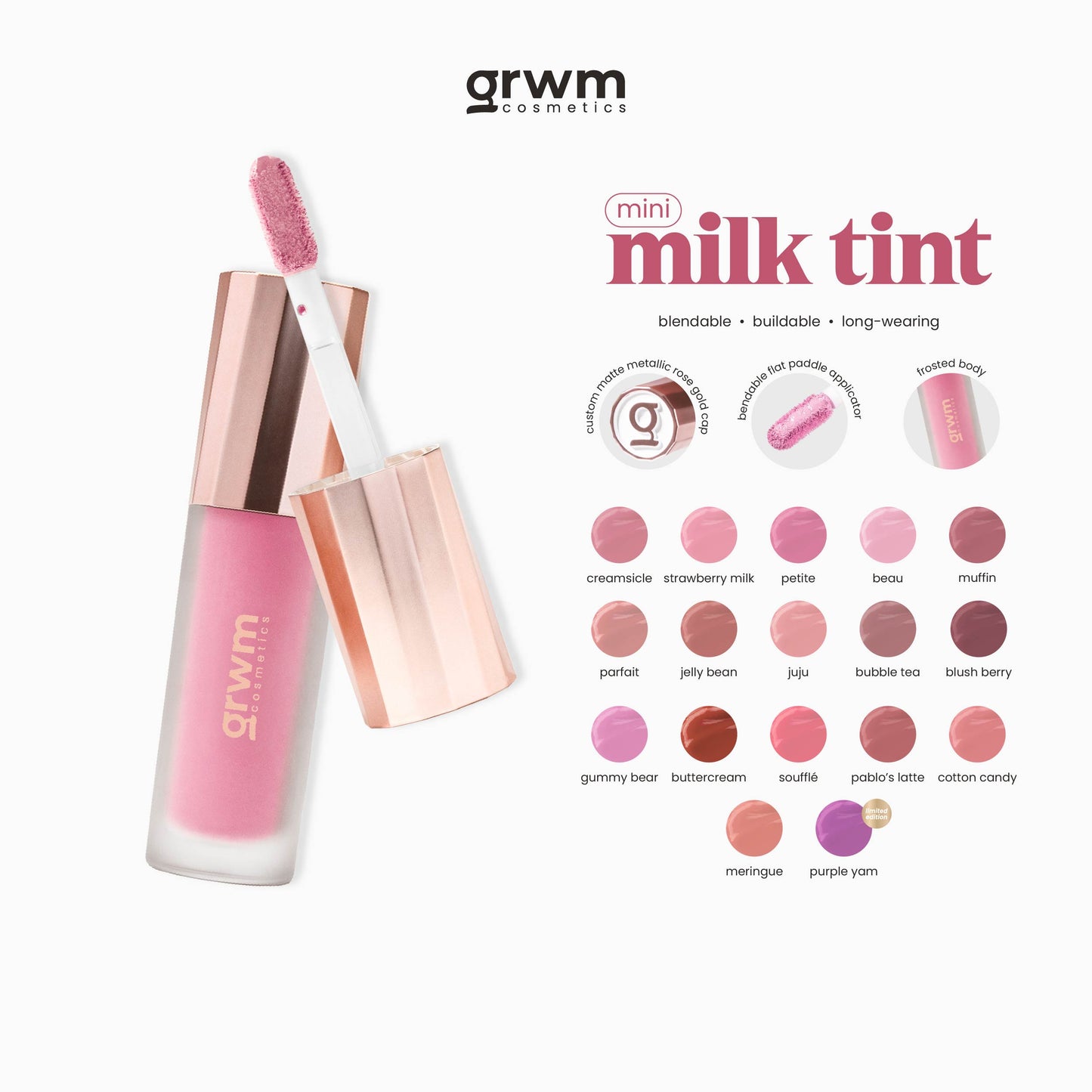 GRWM Cosmetics MINI Milk Tint - Multiuse Creamy Tint