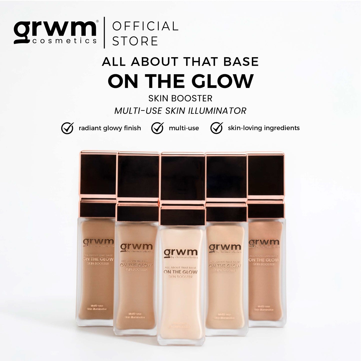 GRWM Cosmetics Glow and Protect Bundle