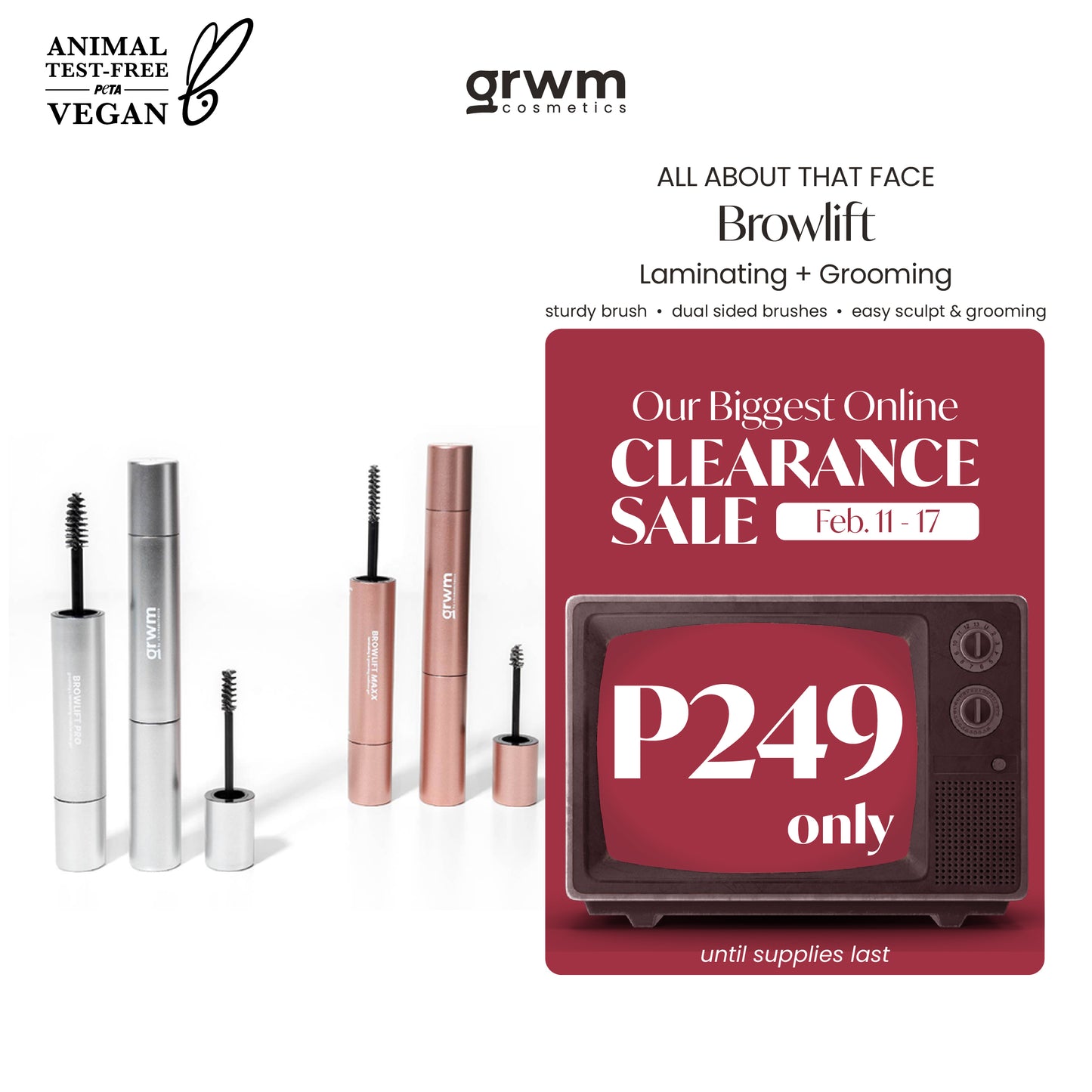 GRWM Cosmetics Browlift - Multiuse Brow Gel