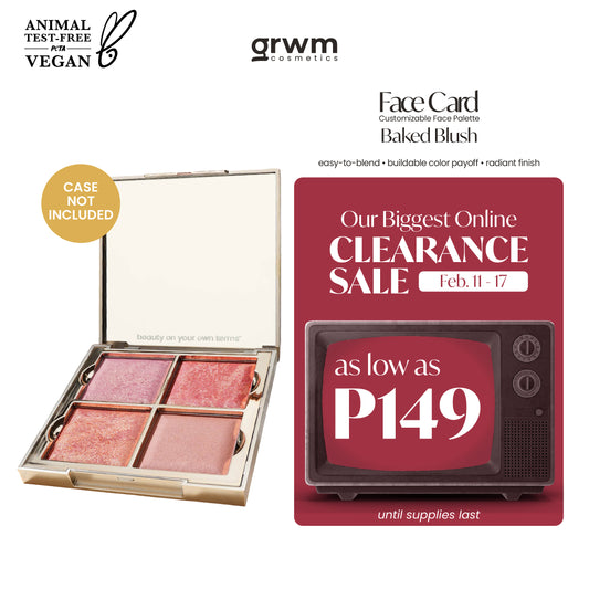 GRWM Cosmetics Face Card Baked Blush [CASE NOT INCLUDED]