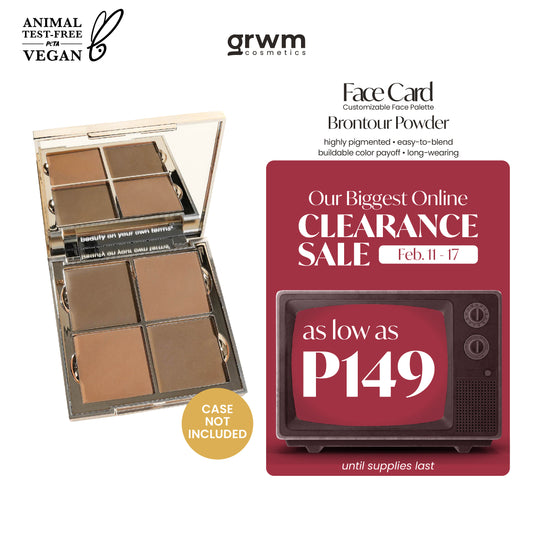 GRWM Cosmetics Face Card Brontour Powder [CASE NOT INCLUDED]