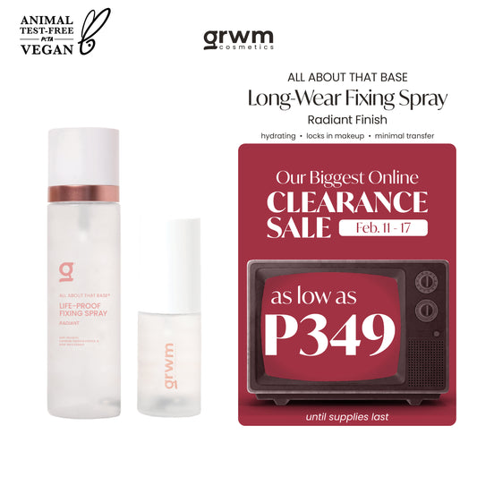 GRWM Cosmetics Long-Wear Fixing Spray - Radiant Finish