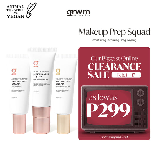 GRWM Cosmetics Makeup Prep Squad Primer