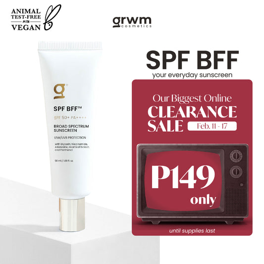 GRWM Cosmetics SPF BFF 50+ PA++++ Sunscreen (Expiry: 10/2026)