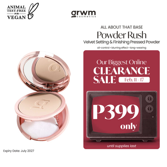 GRWM Cosmetics Powder Rush - Velvet Setting & Finishing Pressed Powder