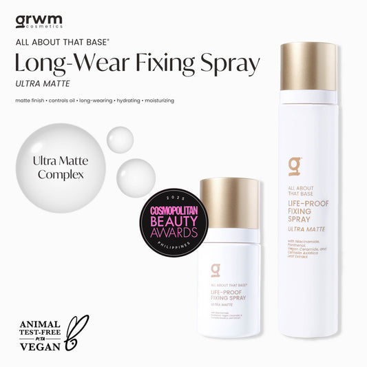 GRWM Cosmetics Long-Wear Ultra Matte Fixing Spray