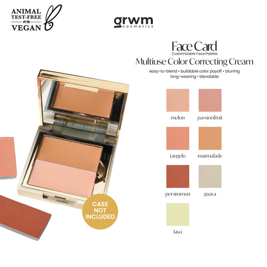 GRWM Cosmetics Face Card Multiuse Color Correcting Cream [CASE NOT INCLUDED]