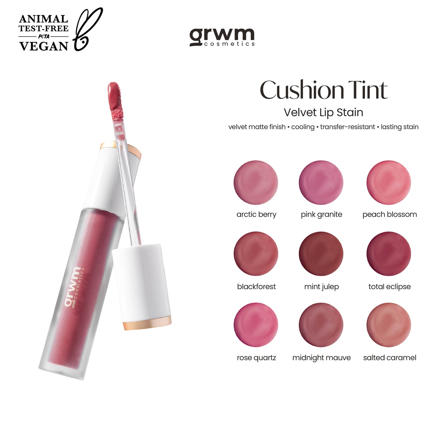 GRWM Cosmetics Cushion Tint - Velvet Lip Stain