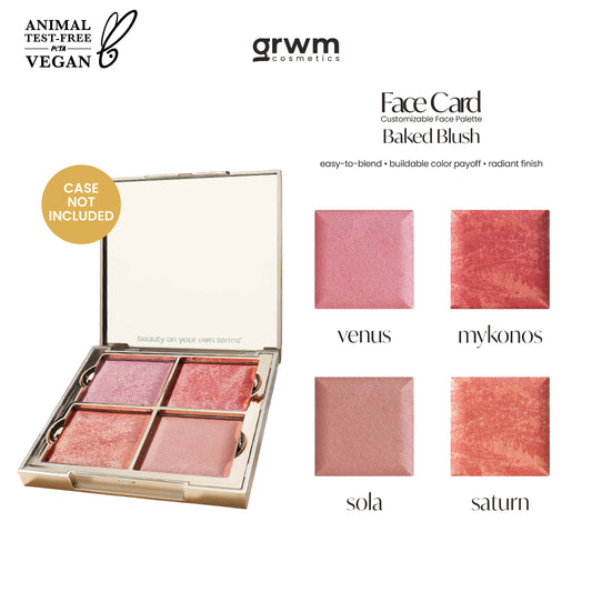 GRWM Cosmetics Face Card Baked Blush [CASE NOT INCLUDED]
