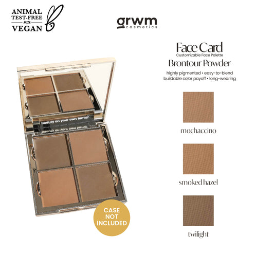 GRWM Cosmetics Face Card Brontour Powder [CASE NOT INCLUDED]