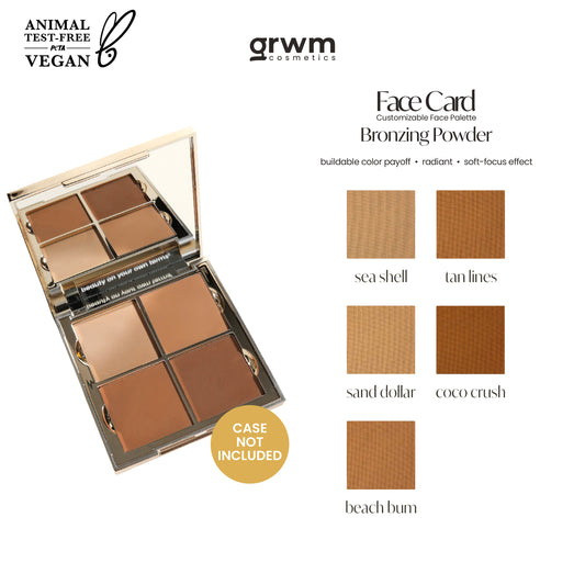 GRWM Cosmetics Face Card Bronzing Powder [CASE NOT INCLUDED]