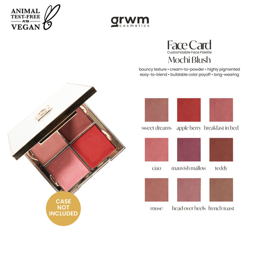 GRWM Cosmetics Face Card Mochi Blush [CASE NOT INCLUDED]