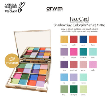 GRWM Cosmetics Face Card Shadowplay - Colorplay Velvet Matte Eyeshadow
